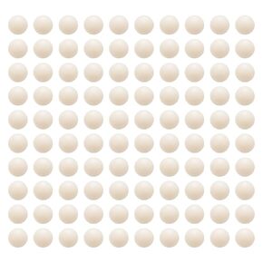 uxcell 100pcs Nylon Bearing Balls 6mm Solid Plastic Balls, Precision Mini Nylon Balls