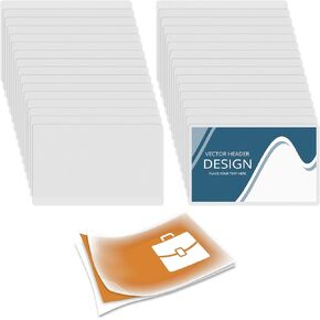 200 Pack 5 Mil Index Card Laminating Pouches 3x5 File Card Laminating Pouches Lamination Pouches Recipe Card Laminating Pouches for Work Permits Pass Cards Student ID Cards