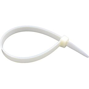Wideskall® 12" inch Super Heavy Duty 150 Lbs Nylon Cable Zip Tie Black Wire (Pack of 30)