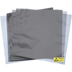 MECCANIXITY 20Pcs Anti Static Bags ESD Shielding Bag Flat Open Top Anti Static Bag for Electronic Devices 11x14.6 Inch(280x370mm)
