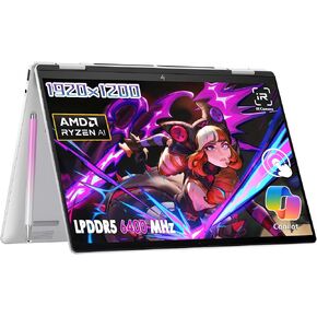 HP Envy 2024 AI 2-in-1 14" Wide Ultra XGA Touch-Screen Laptop, AMD Ryzen 5 8640HS, AMD FreeSync, Wi-Fi 6E, BT 5.3, Backlit KB, Win 11 W/Stylus Pen (16GB RAM | 2TB PCIe SSD)