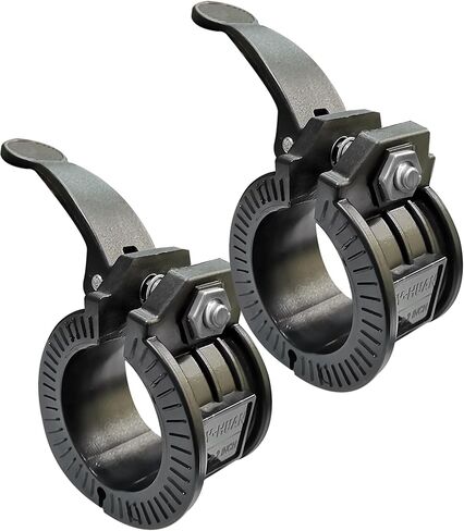 Barbell Clips 2 inch I Multi-Size Adjustable Barbell Collar 2 inch Barbell ClampsIQuick Release Weight Clips Pair of Locking for Dumbbell Bar in Saudi Arabia