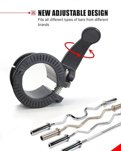 Barbell Clips 2 inch I Multi-Size Adjustable Barbell Collar 2 inch Barbell ClampsIQuick Release Weight Clips Pair of Locking for Dumbbell Bar in Saudi Arabia