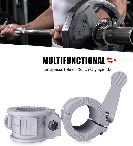 Barbell Clips 2 inch I Multi-Size Adjustable Barbell Collar 2 inch Barbell ClampsIQuick Release Weight Clips Pair of Locking for Dumbbell Bar in Saudi Arabia