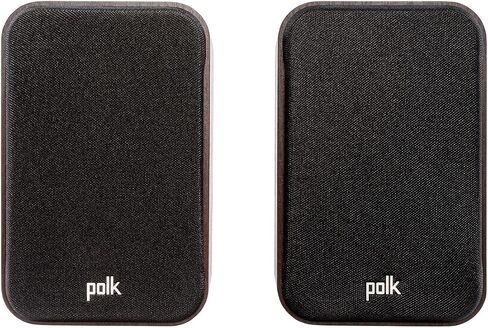 Polk Signature Elite ES10 Surround Loudspeaker - Hi-Res Audio Certified, Dolby Atmos & DTS:X Compatible, 1" Tweeter & 4" Woofer, Power Port Technology for Effortless Bass (Pair, Elegant White-Washed) in Saudi Arabia