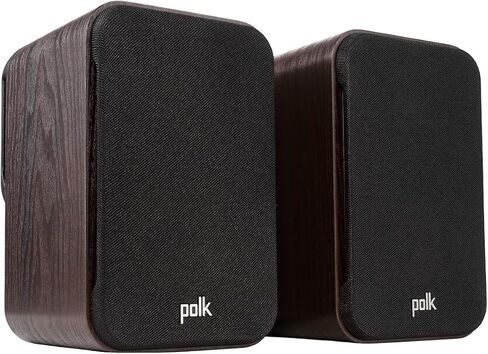 Polk Signature Elite ES10 Surround Loudspeaker - Hi-Res Audio Certified, Dolby Atmos & DTS:X Compatible, 1" Tweeter & 4" Woofer, Power Port Technology for Effortless Bass (Pair, Elegant White-Washed) in Saudi Arabia