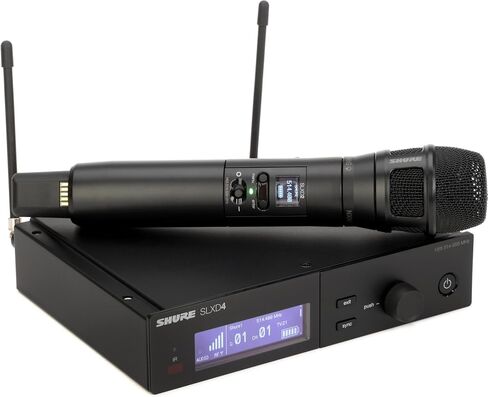 Shure SLXD2 Wireless Handheld Transmitter with Nexadyne 8/C Cardioid Dynamic Mic Capsule - for use with SLX-D Wireless Microphone Systems, Receiver Sold Separately | G58 Band (SLXD2/N8CB=-G58) in Saudi Arabia