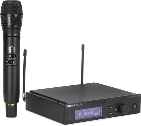Shure SLXD2 Wireless Handheld Transmitter with Nexadyne 8/C Cardioid Dynamic Mic Capsule - for use with SLX-D Wireless Microphone Systems, Receiver Sold Separately | G58 Band (SLXD2/N8CB=-G58) in Saudi Arabia