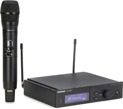 Shure SLXD2 Wireless Handheld Transmitter with Nexadyne 8/C Cardioid Dynamic Mic Capsule - for use with SLX-D Wireless Microphone Systems, Receiver Sold Separately | G58 Band (SLXD2/N8CB=-G58) in Saudi Arabia