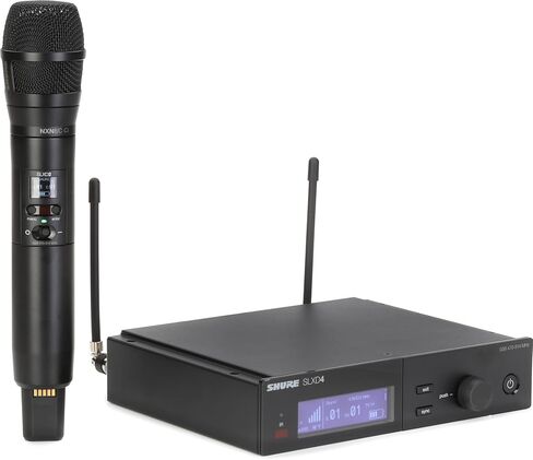 Shure SLXD2 Wireless Handheld Transmitter with Nexadyne 8/C Cardioid Dynamic Mic Capsule - for use with SLX-D Wireless Microphone Systems, Receiver Sold Separately | G58 Band (SLXD2/N8CB=-G58) in Saudi Arabia