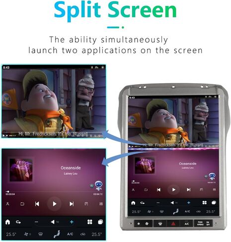 Qualcomm Android 11 Car Radio for Ford F250 F350 2009-2012 F450 F650 2009-2014 Stereo Replacement Head Unit 12.1 Inch 2K IPS Touch Screen Tesla Style Carplay Android Auto Navigation Multimedia Play in Kuwait