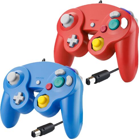 Luklihe Gamecube Controller,ngc wired game controllerfor Compatible with Nintendo Wii Black in Saudi Arabia