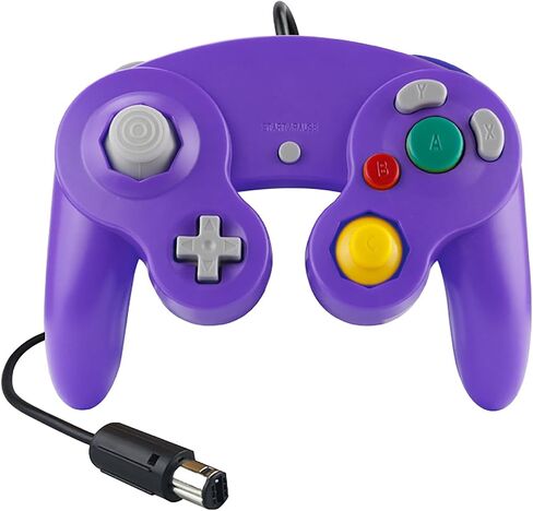 Luklihe Gamecube Controller,ngc wired game controllerfor Compatible with Nintendo Wii Black in Saudi Arabia