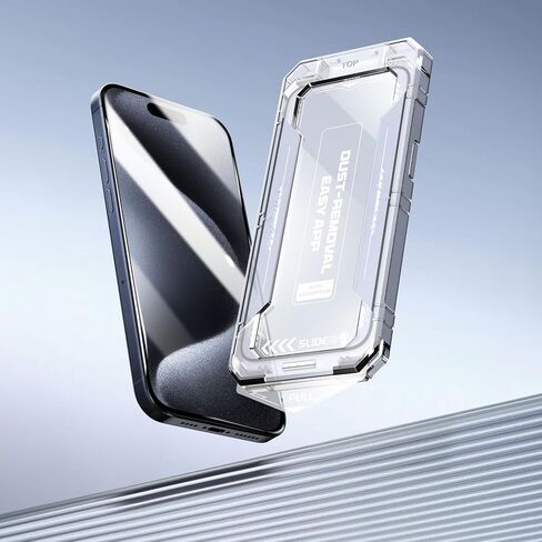 واقي شاشة SCREENGUARD لهاتف iPhone 13/14 و13 Pro، زجاج مقسى 9H، شفاف عالي الدقة 6.1 بوصة، سهل التركيب in Saudi Arabia