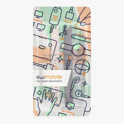 أحزمة kwmobile متوافقة مع أحزمة Garmin Lily الرياضية - 2X أحزمة ساعة بديلة من السيليكون - لافندر/بيج in Kuwait