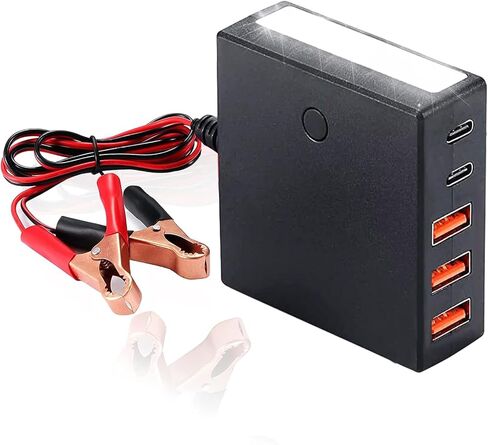 12V 24V to USB 5V Step Down Converter Power Adapter, 12 Volt USB C Charger Multi Port, DC 8V-30V to Type-C 5 Volt 12A 60W Buck Module. in Saudi Arabia