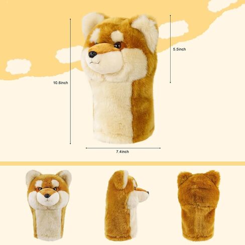 Golf Club Covers Animal for Woods and Drivers Funny Driver Headcover Golf Gifts for Men Women Plush Lion in Saudi Arabia
