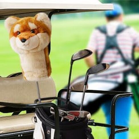 Golf Club Covers Animal for Woods and Drivers Funny Driver Headcover Golf Gifts for Men Women Plush Lion in Saudi Arabia