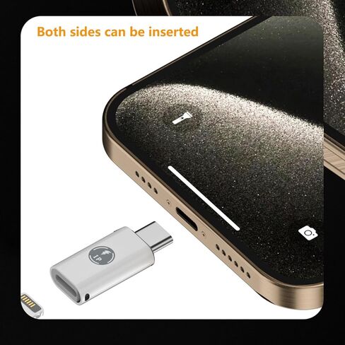 USB C to USB 3.0 Adapter,USB C Female to Lightning Male,Lightning to USB C Male,Support PD Fast Charging,Compatible with iPhone,Galaxy,with Anti-Loss Device and Backpack Buckle (4Pack) in Saudi Arabia