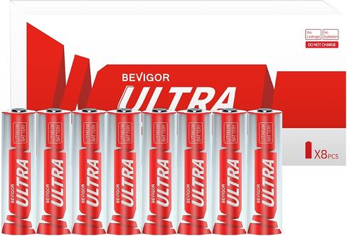 BEVIGOR Lithium Batteries AA, AA Batteries 24Pack, 3500mAh 1.5V AA Lithium Battery, Double A Battery, Longer Lasting Lithium Iron AA Batteries for Flashlight, Toys, Remote Control【Non-Rechargeable】 in Saudi Arabia