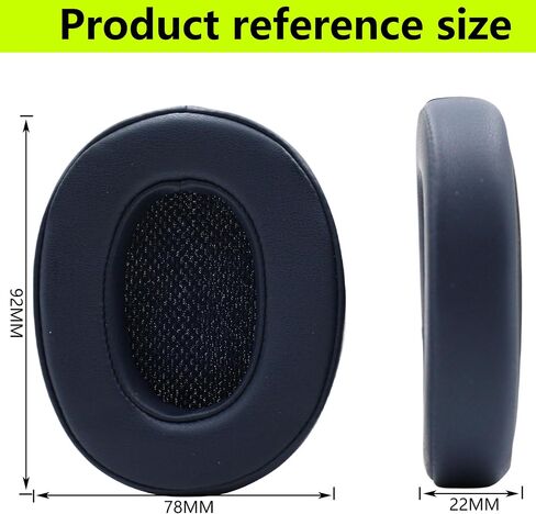 Hesh Ear Pad Repair Accessories Replacement Ear Pad Suitable for Skullcandy Crusher Wireless, Hesh 3 Wireless Wireless Headphone Compatible (Black) in Saudi Arabia