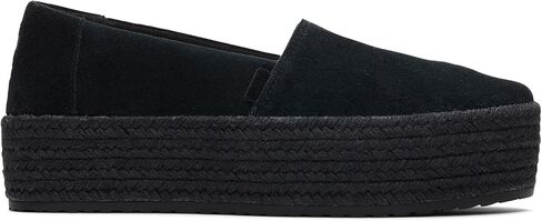 TOMS Womens Valencia Denim Plaform Espadrille Flats Casual - Blue - Size 9 B in Saudi Arabia