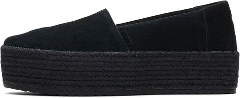 TOMS Womens Valencia Denim Plaform Espadrille Flats Casual - Blue - Size 9 B in Saudi Arabia