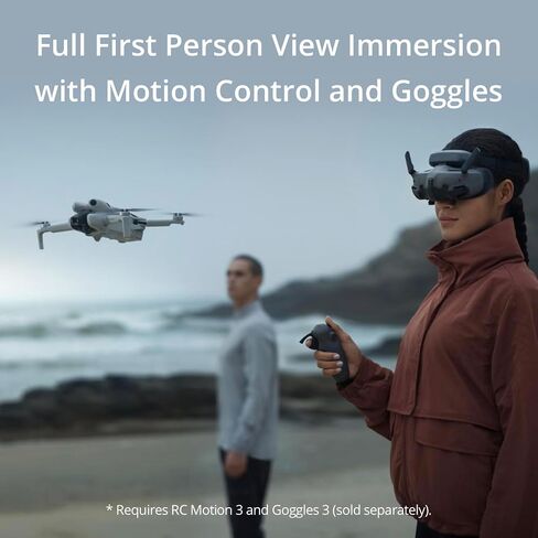 DJI Mini 4 Pro (DJI RC-N2)، طائرة بدون طيار صغيرة قابلة للطي مع كاميرا فيديو 4K HDR للبالغين، أقل من 0.549 رطل/249 جرام، وقت طيران 34 دقيقة، أقصى مسافة نقل فيديو 20 كم، مستشعر رؤية متعدد الاتجاهات in Kuwait