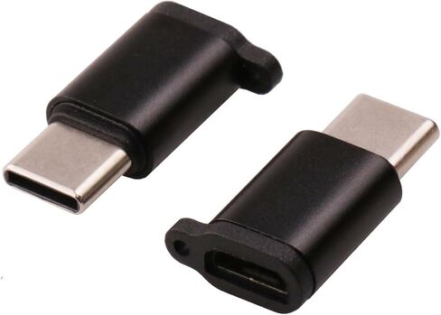 محول USB صغير ذكر إلى Micro USB أنثى، USB أنثى إلى USB صغير 2.0 ذكر موصل تحويل يدعم الشحن ونقل البيانات متوافق مع الكاميرا الرقمية/مشغل MP3/القرص الصلب المحمول/كاميرا داش (5 عبوات) in Saudi Arabia