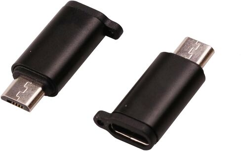 محول USB صغير ذكر إلى Micro USB أنثى، USB أنثى إلى USB صغير 2.0 ذكر موصل تحويل يدعم الشحن ونقل البيانات متوافق مع الكاميرا الرقمية/مشغل MP3/القرص الصلب المحمول/كاميرا داش (5 عبوات) in Saudi Arabia
