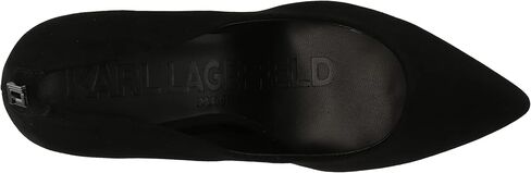Karl Lagerfeld Paris Women's Royale Dress Pump, Black/White Snake, 8 in Saudi Arabia