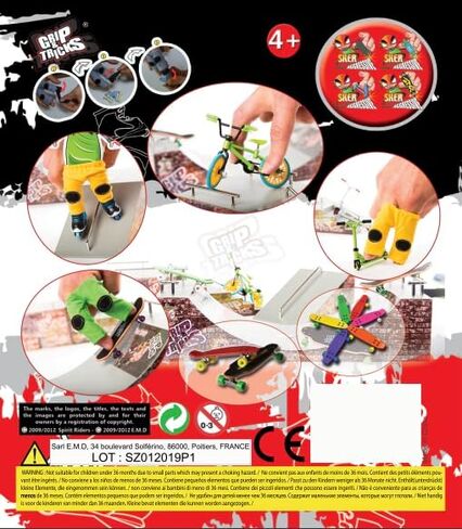 قبضة وخدع - إصبع أخضر BMX Freestyle مع عجلتين إضافيتين للدراجة وأداة دراجة إصبع واحدة - حزمة لعبة إصبع واحدة للأطفال بعمر 6 سنوات فما فوق in Kuwait