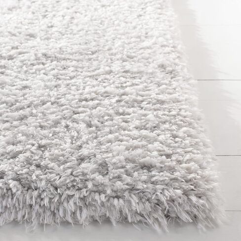 SAFAVIEH Flokati Collection 2'2" x 8' Ivory FLK310A 2.3-inch Thick Runner Rug in Saudi Arabia