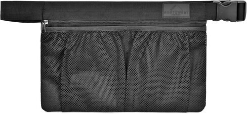 Pickleball Ball Holder Band with Hooks - Adjustable Waist Pouch Bag with Mesh - Hold Up to 8 Pickle or Tennis Balls in Saudi Arabia