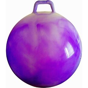 AppleRound Space Hopper Ball with Air Pump: 28in / 70cm Diameter for Ages 13 and Up, Hippity Hop Ball, Kangaroo Bouncer, Jumping Ball, Sit and Bounce in Saudi Arabia