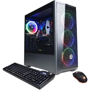 CYBERRPOWERPC Gamer Xtreme VR Gaming PC, Intel Core i5-11400F 2.6GHz, GeForce RTX 3050 8GB, 8GB DDR4, 500GB PCI-E NVMe SSD, WiFi Ready & Win 10 Home (GXiVR8060A12), Black