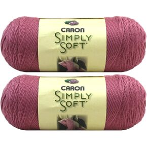 Bulk Buy: Caron Simply Soft Yarn Solids (2-pack) (Orchid) in Saudi Arabia