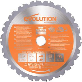 Evolution Power Tools RAGE4 7-1/4-Inch TCT Multipurpose Cutting Chop Saw