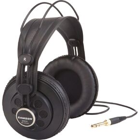 Samson Technologies SR850 Semi Open-Back Studio Reference Headphones, Black
