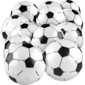 durony 12 Pieces Baseball Beach Ball 11 Inch Inflatable Baseball Bouncing Sports Ball Bouncy Toy Favors for Baseball Birthday Party Summer Beach Pool Games Decorations