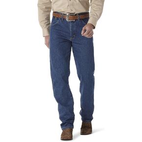 بنطلون جينز رجالي من Wrangler بتصميم George Strait Cowboy ذو قصة مريحة