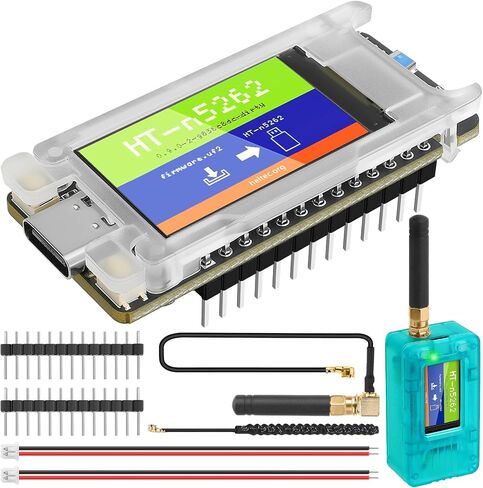 لوحة وحدة T114 للعقدة الشبكية مع شاشة TFT، لوحة تطوير nRF52840 SX1262 تدعم LoRa Bluetooth 5.0 نظام تحديد المواقع العالمي (GPS) الخارجي ومصدر طاقة اللوحة الشمسية لـ Meshtastic Arduino LoRawan IOT (915 ميجاهرتز) in Kuwait