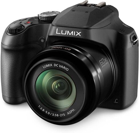 كاميرا باناسونيك لوميكس FZ80D الرقمية مع ملحقات متقدمة وحزمة سفر | دي سي-FZ80DK | باناسونيك لوميكس DC-FZ80DK in Saudi Arabia