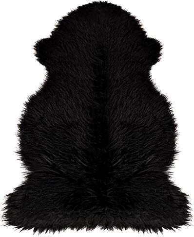 NGF Genuine Sheepskin Rug Natural Luxury Fluffy Lambskin Rug for Home Deco Bedroom 2.5 ft X 1.5 ft (Ivory Rug) in Saudi Arabia