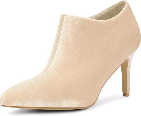 Perphy Velvet Pointy Toe Stiletto Heels Ankle Booties for Women in Saudi Arabia