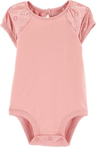 OshKosh B'Gosh Baby Girl's Woven Bodysuit, Iris Blue Wash, 9M in Saudi Arabia