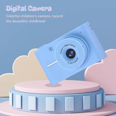 كاميرا رقمية، كاميرا FHD 1080P 40 ميجابكسل للتصوير الفوتوغرافي، كاميرا رقمية تكبير 8X وكاميرا صغيرة الحجم مضادة للاهتزاز للمراهقين والأولاد والبنات (أبيض) in Kuwait