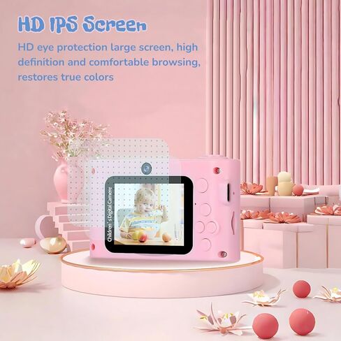 كاميرا رقمية، كاميرا FHD 1080P 40 ميجابكسل للتصوير الفوتوغرافي، كاميرا رقمية تكبير 8X وكاميرا صغيرة الحجم مضادة للاهتزاز للمراهقين والأولاد والبنات (أبيض) in Kuwait