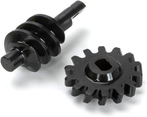 2pcs Steel Axle Differentials Gear 12T/2T Front and Rear Overdrive Differential Worm Gear for Axial SCX24 1/24 RC Crawler Truck Car Upgrades Parts Accessories in Kuwait