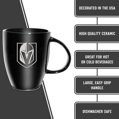 Rico Industires NHL Hockey Washington Capitals Sunburst 18oz Laser Engraved Ceramic Lustre Mug in Saudi Arabia